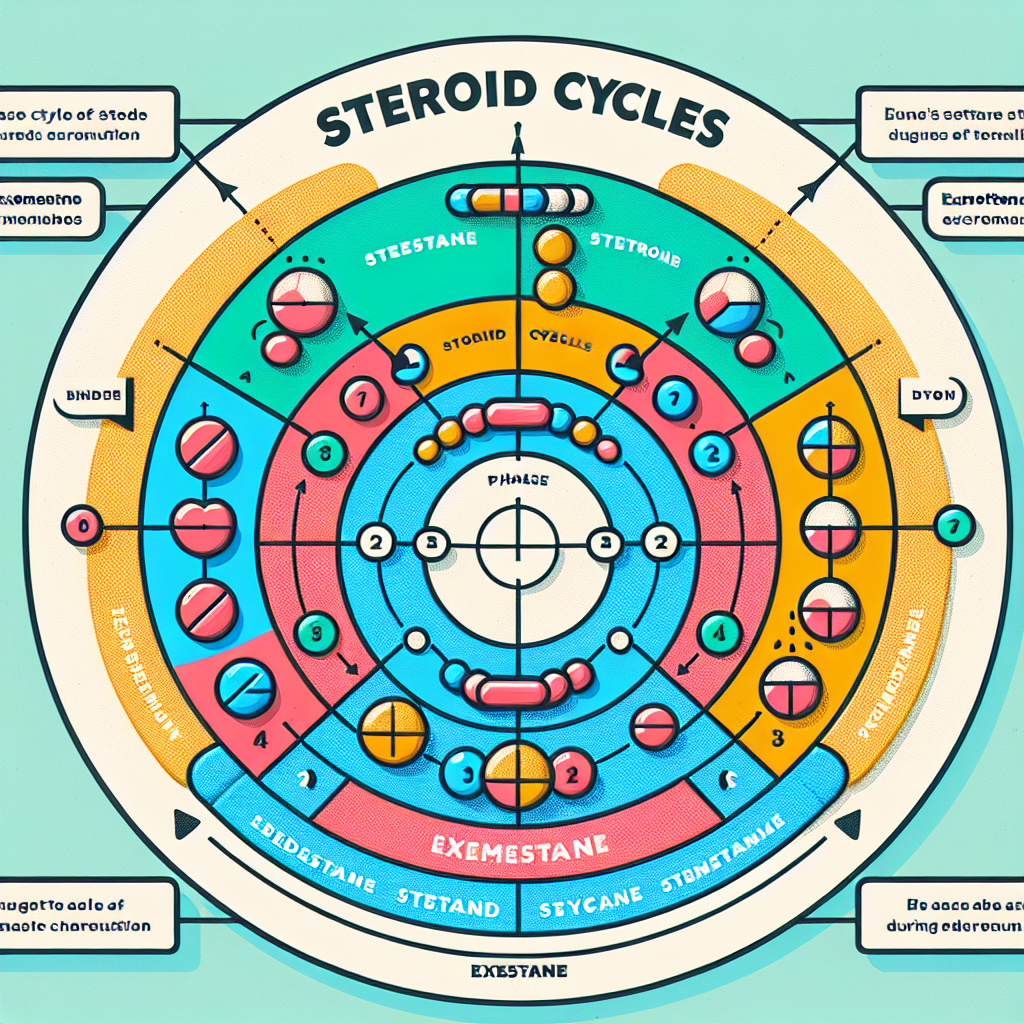 Caractéristiques de l'utilisation de l'exémestane lors de différents cycles de stéroïdes