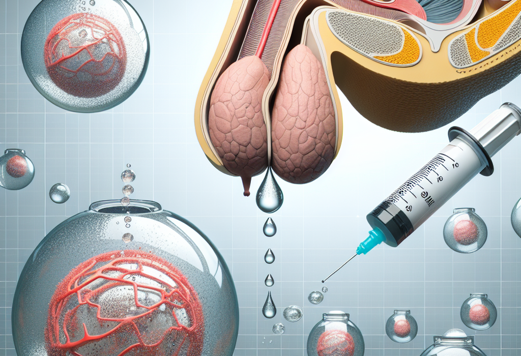 Effet de la suspension de testostérone (aqueuse) sur la taille des testicules