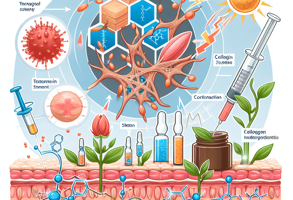 Effet du phénylpropionate de testostérone sur la synthèse du collagène