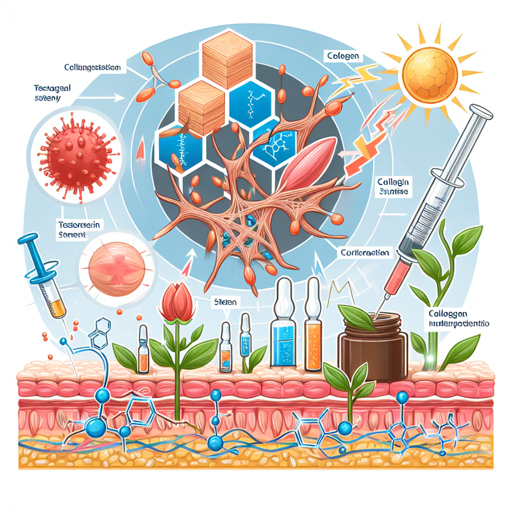 Effet du phénylpropionate de testostérone sur la synthèse du collagène