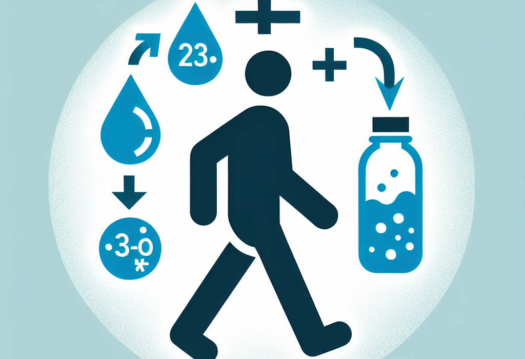 Infusion de marche pour la perte de poids : influence sur l'équilibre électrolytique et l'hydratation
