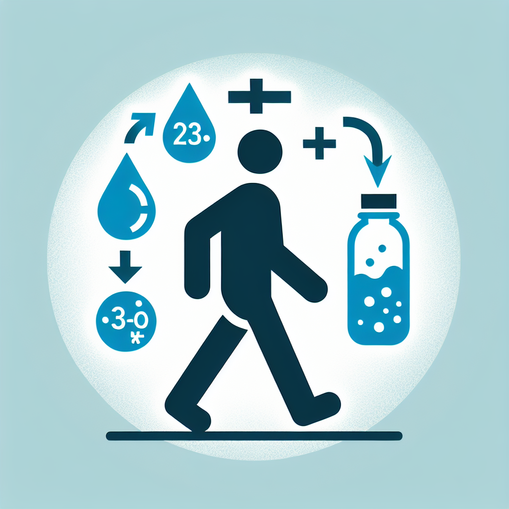 Infusion de marche pour la perte de poids : influence sur l'équilibre électrolytique et l'hydratation