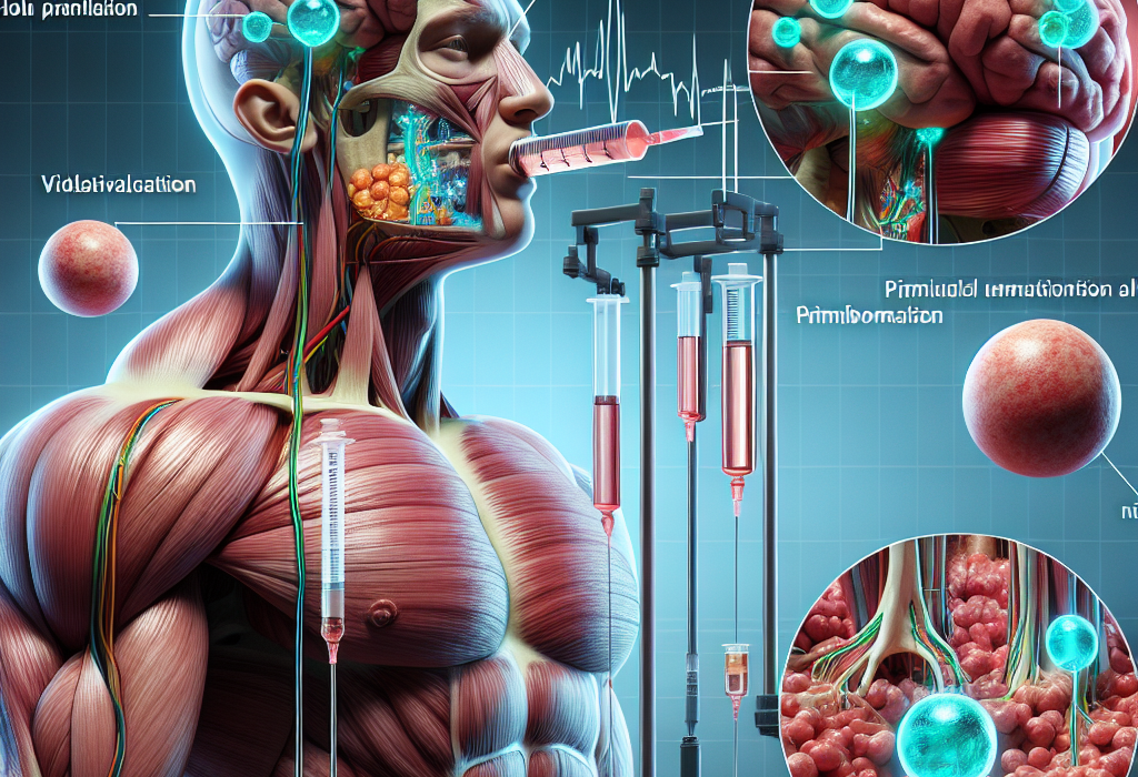 Perfusion de Primobolan oral pour la vitalité musculaire