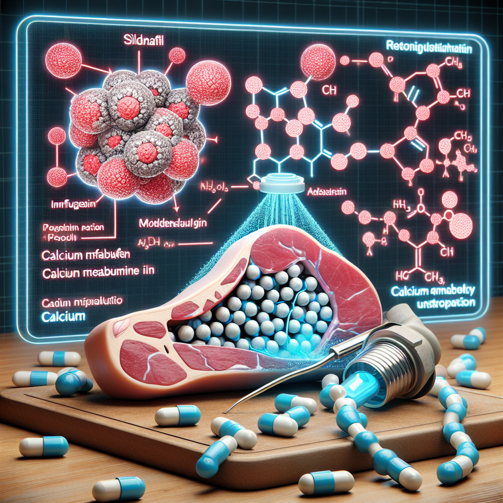 Perfusion de sildénafil pour le métabolisme du calcium dans les viandes