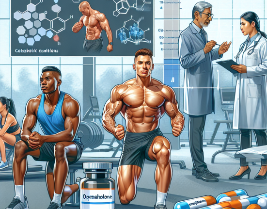 Utilisation de l'oxymétholone dans le traitement des états cataboliques chez les sportifs