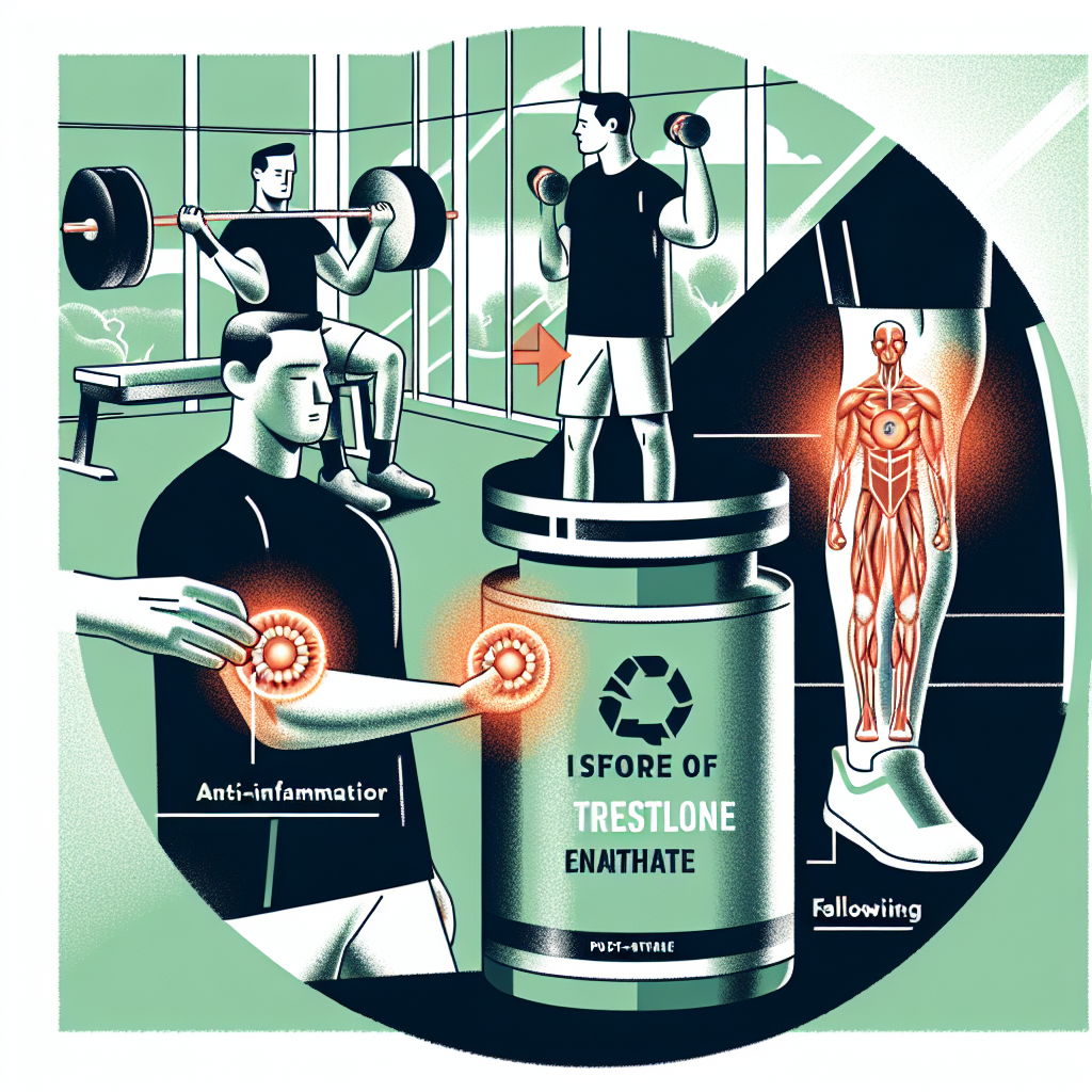 Effet anti-inflammatoire de l'énanthate de tréstolone après l'entraînement