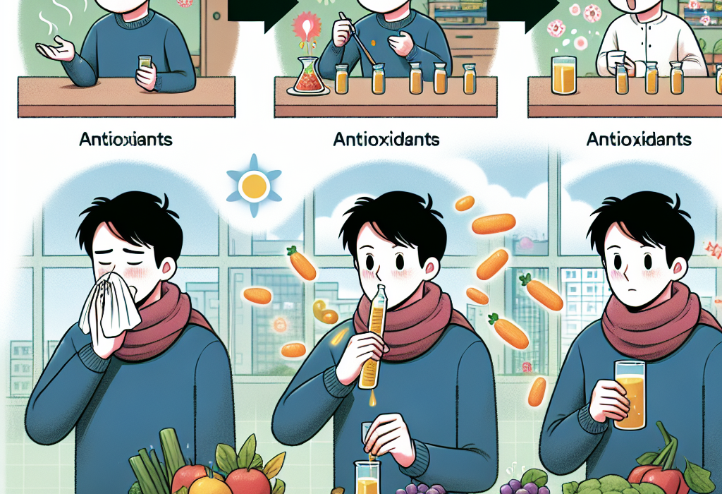 Effet d'une cure d'antioxydants sur la réduction de la fréquence des rhumes