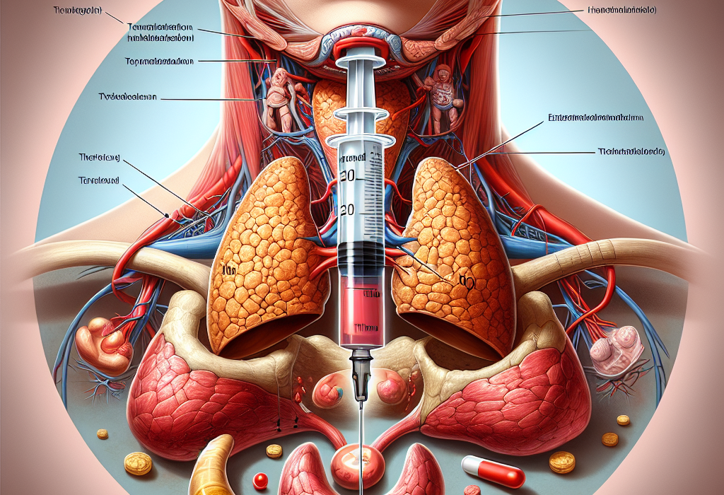 Effet de l'Énanthate de méthénolone injectable sur la glande thyroïde