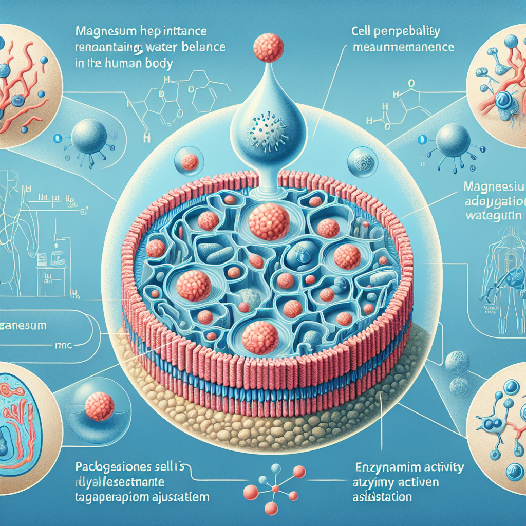 Magnésium et son rôle dans la régulation de l'équilibre hydrique