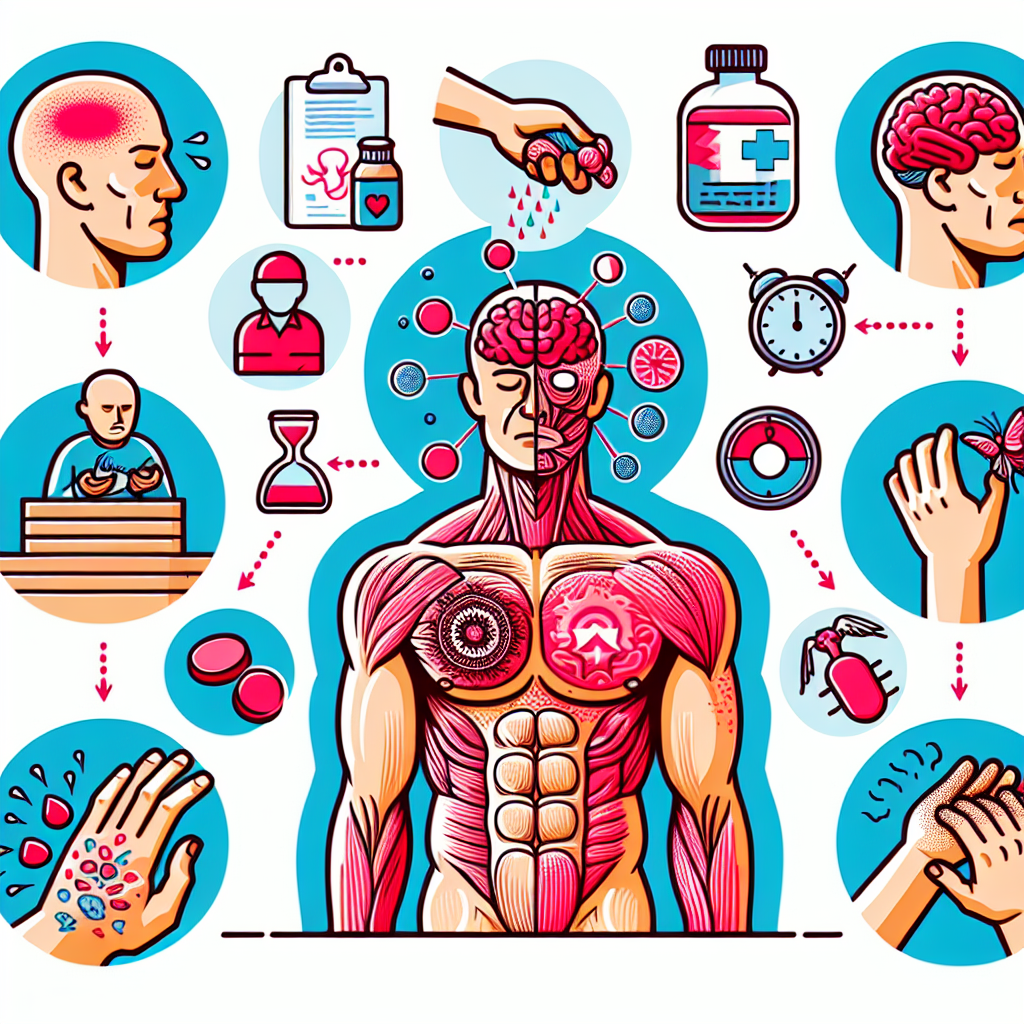 Réactions psychosomatiques lors de l'utilisation de mélange de trenbolone