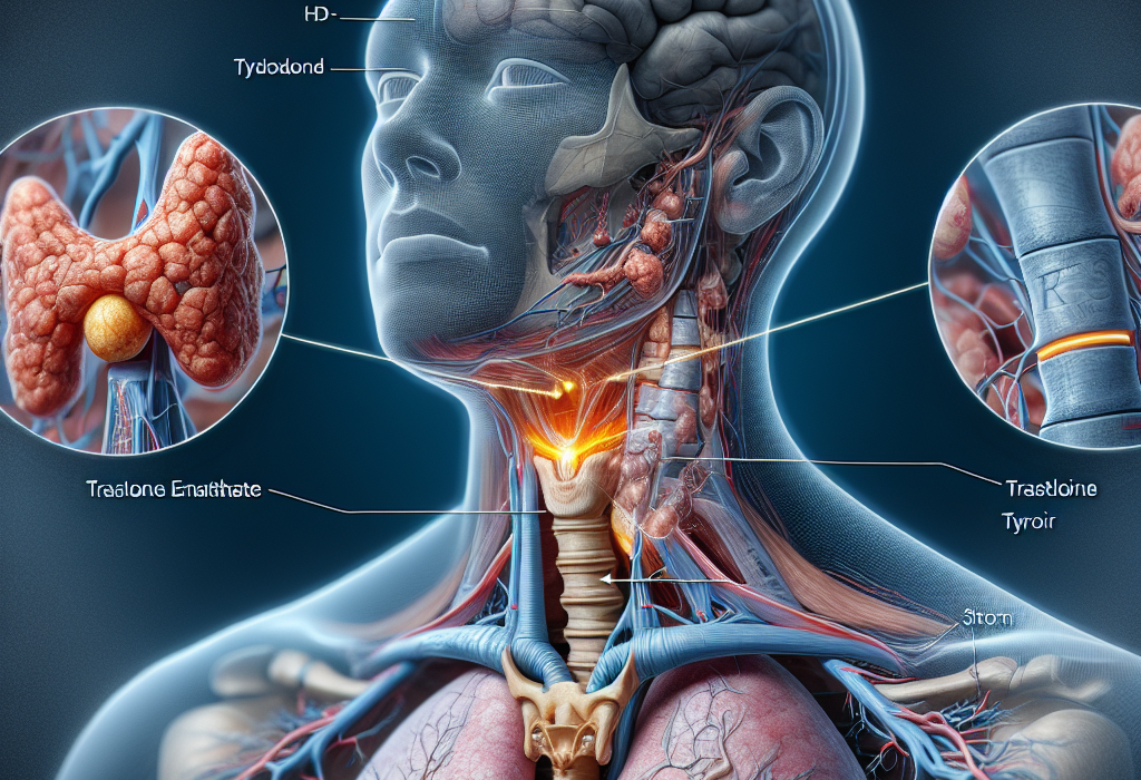 Soutien thyroïdien pendant un cycle d'énanthate de tréstolone