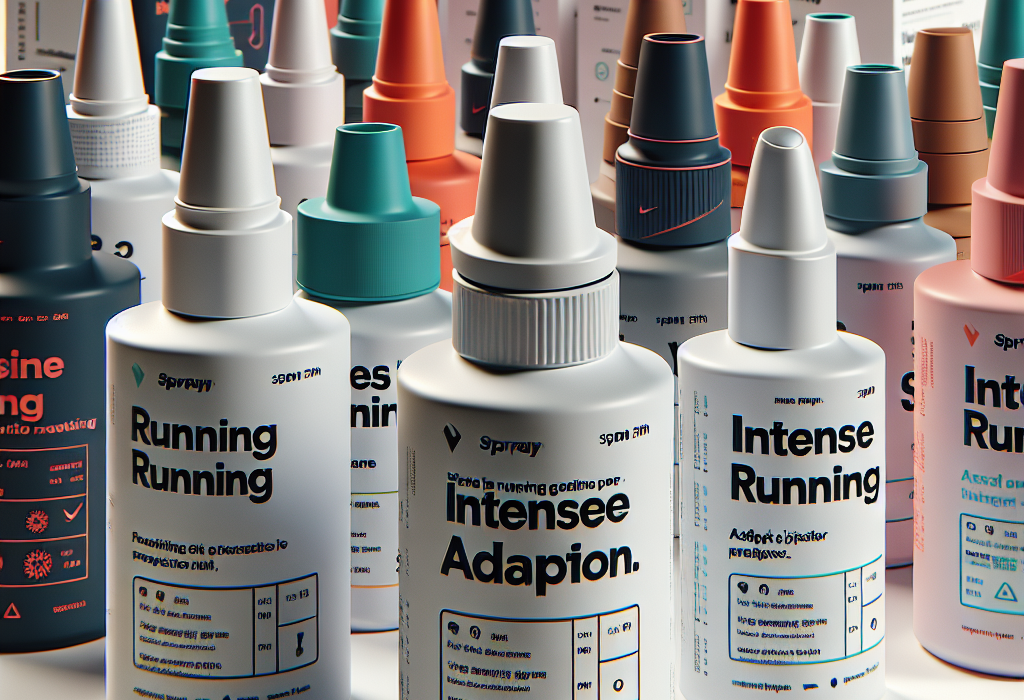 Sprays nasaux pour l'adaptation à la course intense