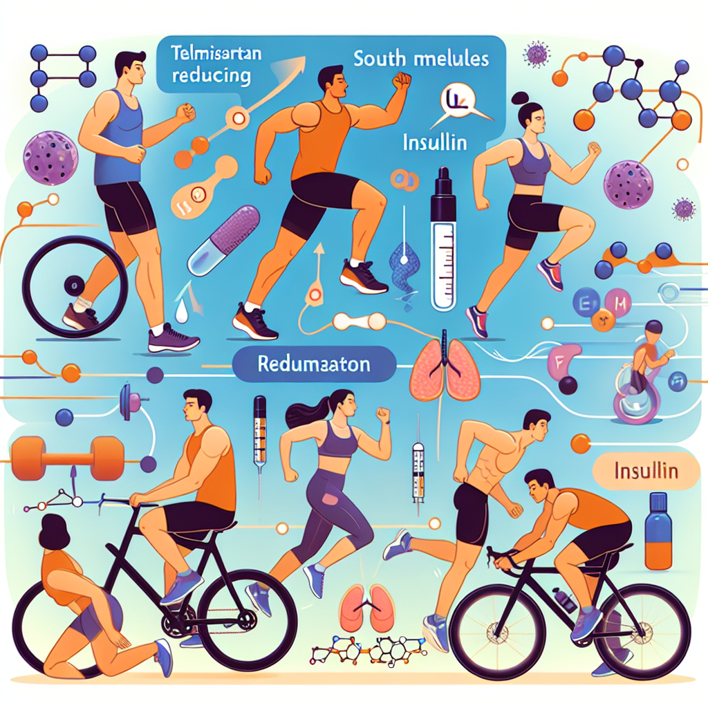 Telmisartan et réduction de l'insuline Athlètes