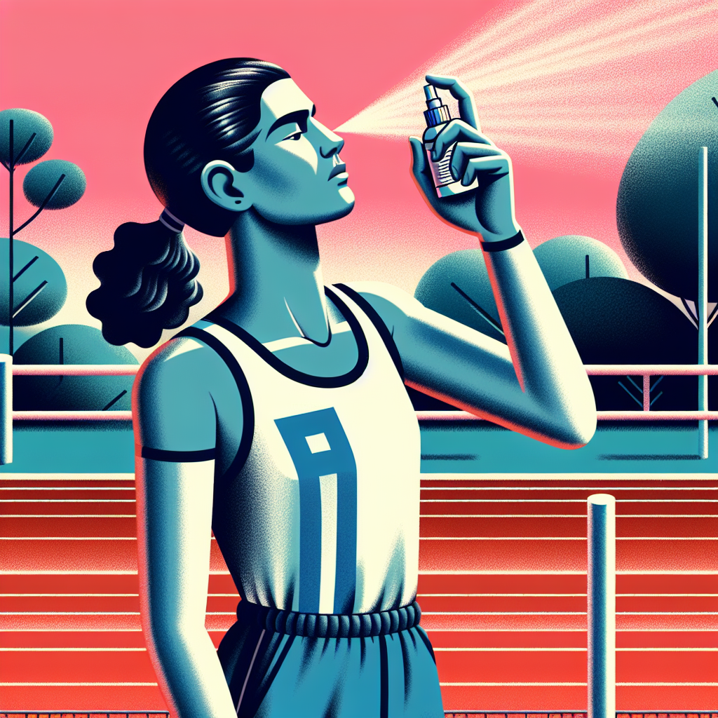 Utilisation des sprays pour le syndrome du nez sec chez les athlètes