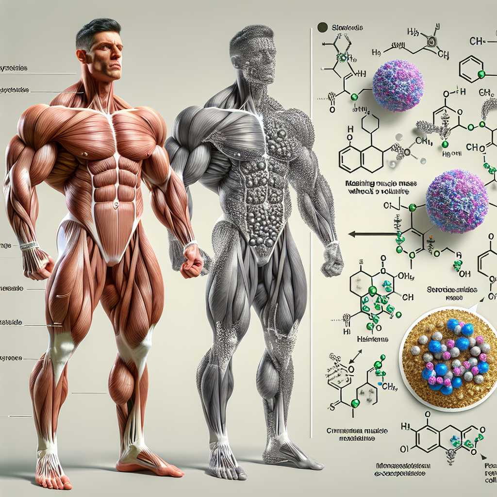 Stéroïdes et maintien de la fraction musculaire sans volume